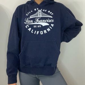 Navy blue San Francisco hoodie